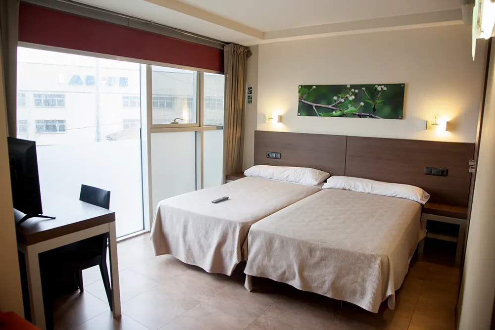 Hotel Hizelai en Alsasua habitación doble B dos camas