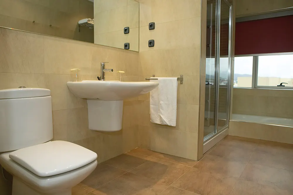 Hotel Hizelai en Alsasua suite 2 lavabo
